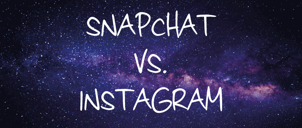 Bild Snapchat vs. Instagram