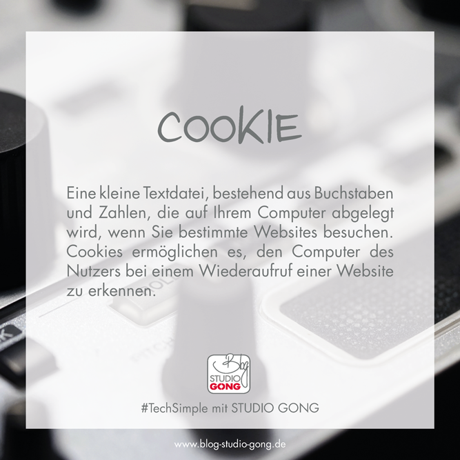 Beitragsbild #TechSimple - Cookie
