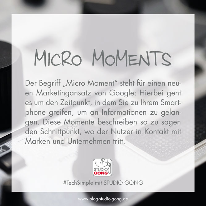 Beitragsbild TechSimple Micro Moments