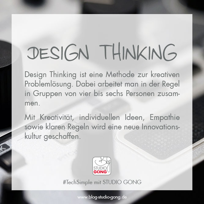 Beitragsbild zum Artikel "#TechSimple - Design Thinking"
