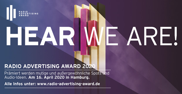 Beitragsbild zum Artikel "News vom Radio Advertising Award 2020"