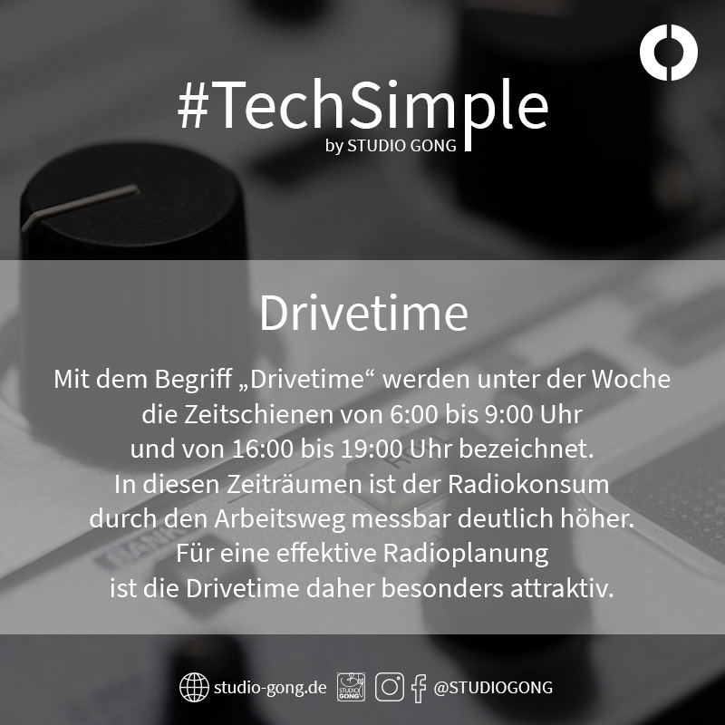 Beitragsbild zum Artikel "TechSimple - Drivetime"