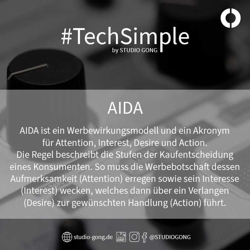 Beitragsbild zum Artikel "TechSimple - AIDA"