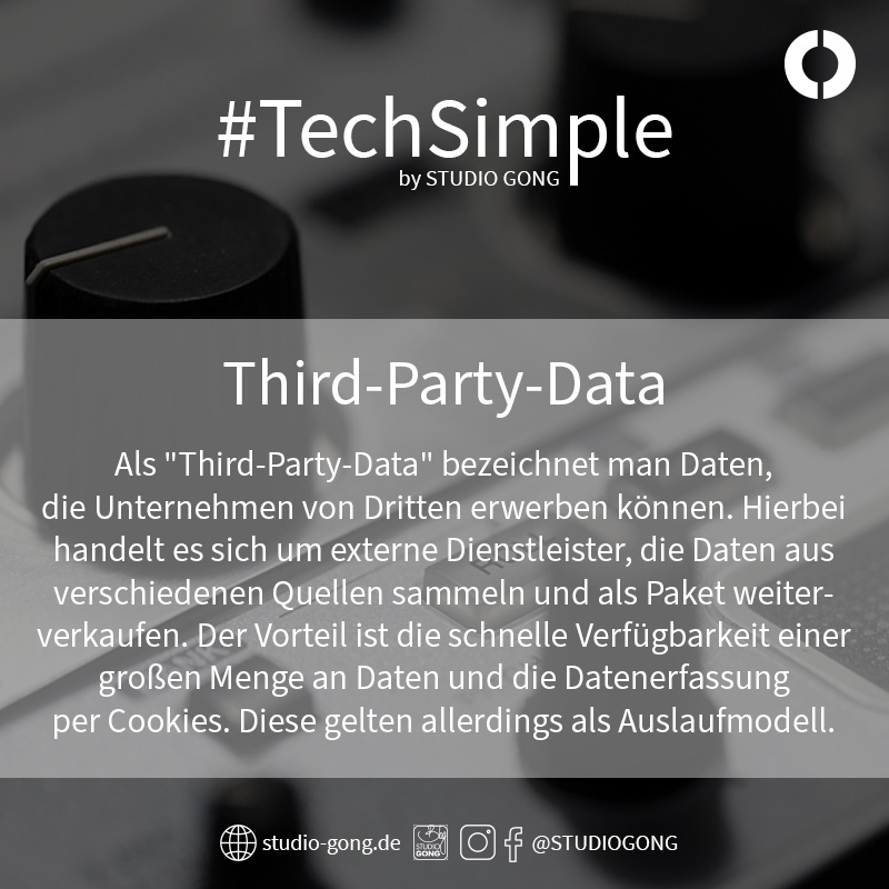 Beitragsbild zum Artikel "TechSimple - Third-Party-Data"