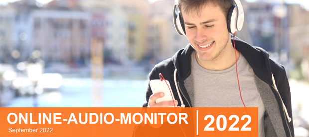 Beitragsbild zum Artikel "Studie: Online-Audio-Monitor 2022"
