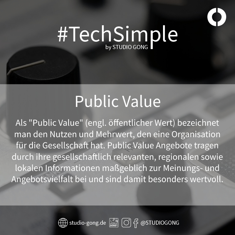 Beitragsbild zum Artikel "TechSimple - Public Value"