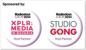 Sales Summit der Radiodays Europe 2024 in München sponsored by: XPLR:MEDIA und STUDIO GONG